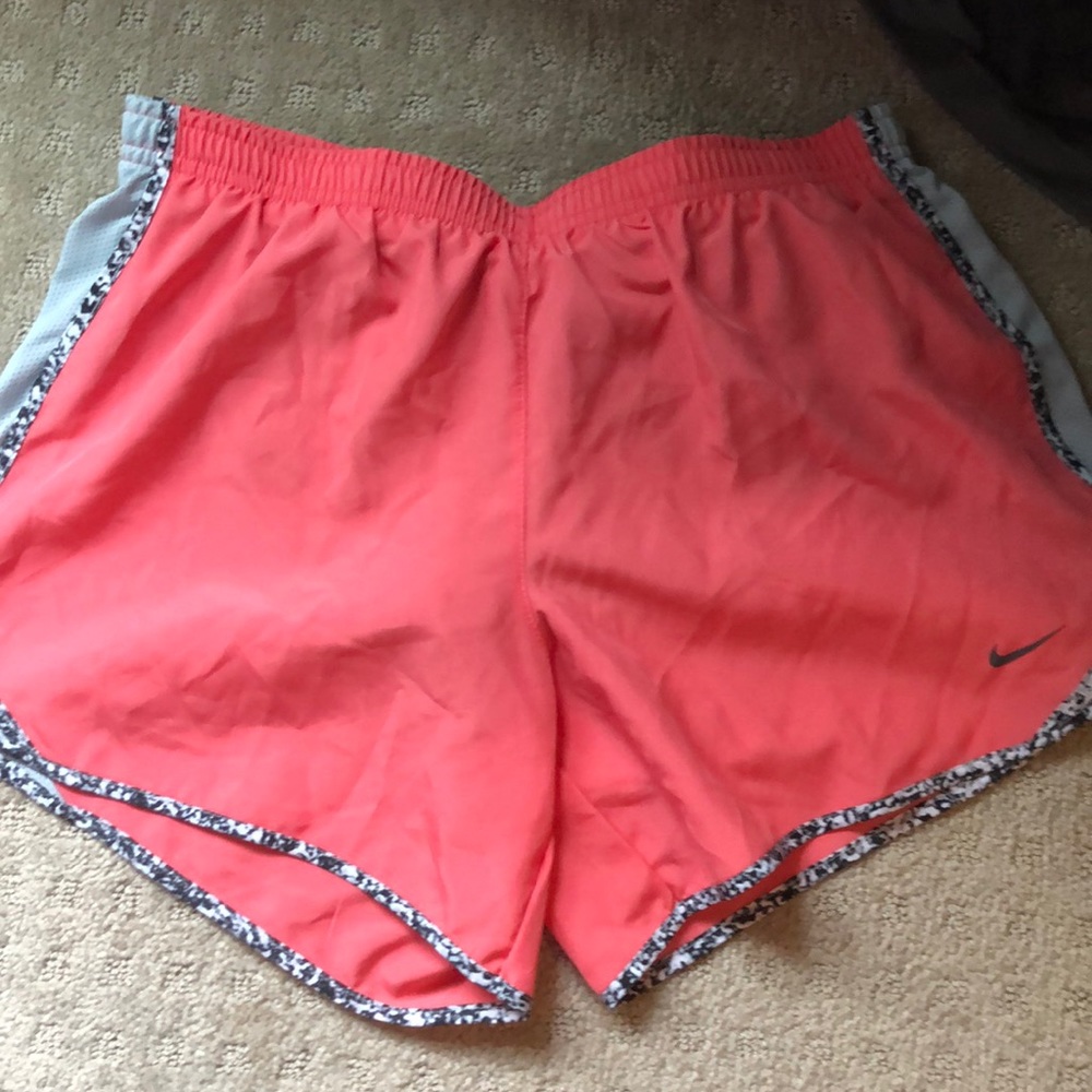 Pink nike shorts
